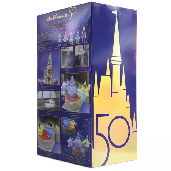 DISNEY Cinderella Castle Light Up Play Set Walt Disney World 50th Annive… - Picture 17 of 17